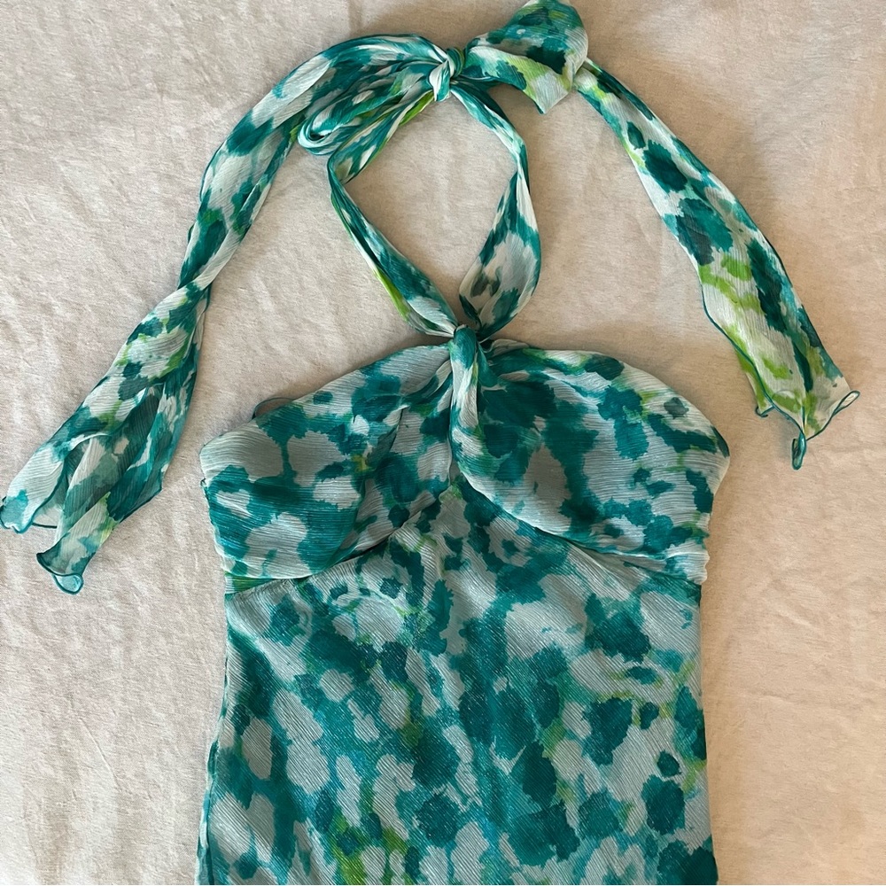 Diane Von Furstenburg Silk Halter Dress